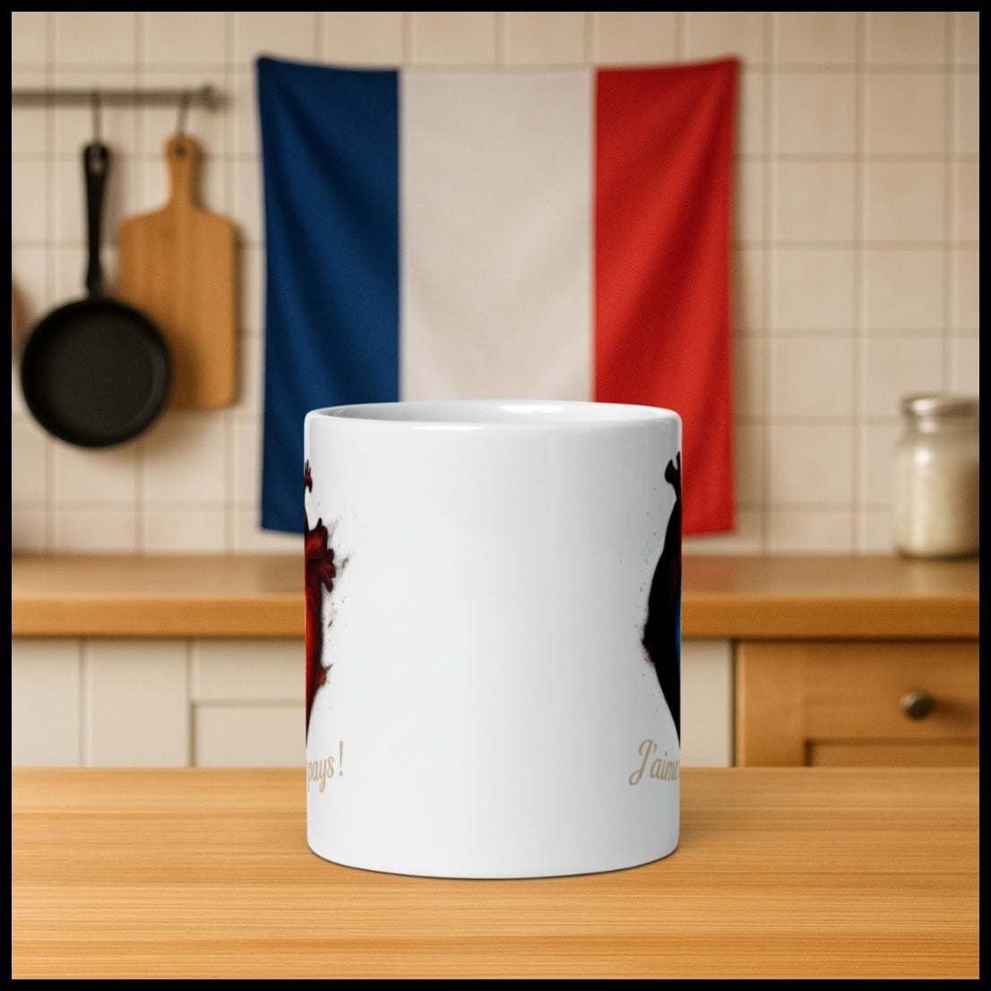 MUG - COEUR FRANÇAIS