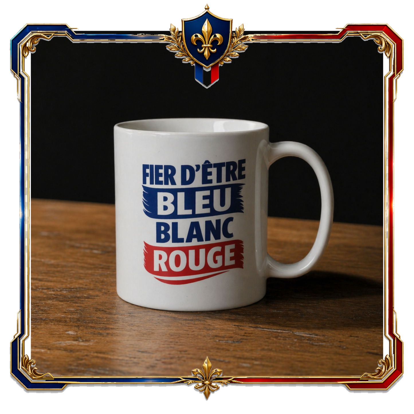 MUG - FIER D'ÊTRE BLEU BLANC ROUGE