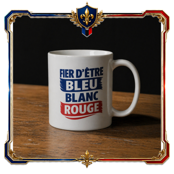 MUG - FIER D'ÊTRE BLEU BLANC ROUGE